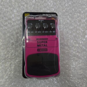 新品　未開封　エフェクター BUHRINGER SUPER METAL 　スーパーメタル　SM400 エレキギター