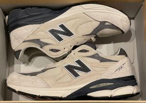 ★1円スタート★【中古】Newbalance 990v3 M990AD3 moonbeam US10 28cm wtaps supreme neighborhood