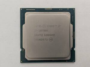 簡易チェック済み Intel Core i7-10700K 3.8GHz LGA1200