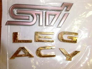 希少？　STI LEGACY　エンブレム