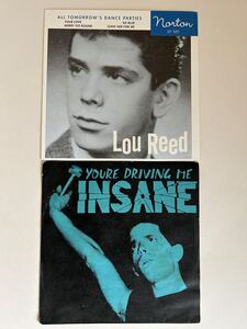 激レア　ルーリード　ヴェルヴェット.アンダーグラウン以前の貴重音源EPレコード２枚セット　LOU REED