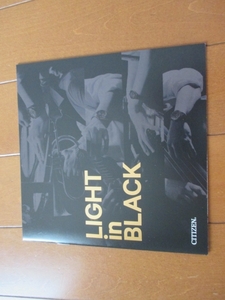 B7852カタログ*シチズン*LIGHT　In　BLACK発行12P