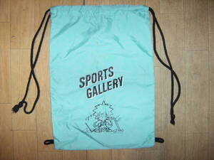 昭和レトロ★80年代★当時物 アニメ SAKAI / SPORTS GALLERY ナップザック バッグ 運動バック★バスケットボール 鬼 不良 ヤンキー 暴走族