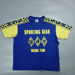 90s ヴィンテージ HAI SPORTING GEAR ハイスポーティングギア イッセイミヤケ レーシング Tシャツ カットソー M