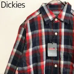 新品タグ付　Dickies　ディッキーズ　シャドーチェック　チェックシャツ　M