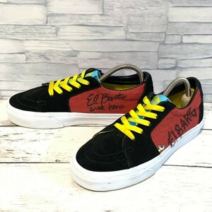 R5219bE VANS×SIMPSONS バンズ×シンプソンズ スニーカー ブラック×レッド×イエロー レディース サイズ22.5cm SK8-LOW スケートロウ