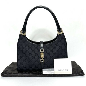 GUCCI グッチ ジャッキー ハンドバッグ GG キャンバス HB04121