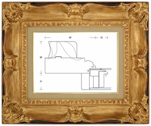 サンマルコ 金+黒 サイズF25号