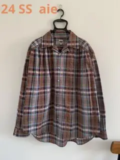 美品 名作 24SS aie painter shirts ペインターシャツ S