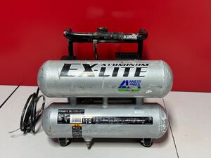 アネスト岩田 ALUMINUM EX-LITE アルミニウム エアーコンプレッサーFX9017 DIY用品 工具 ジャンク