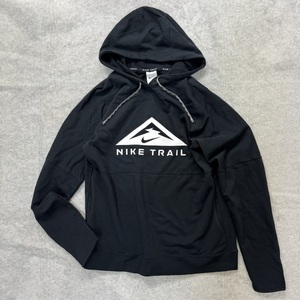 新品未使用 NIKE Lサイズ TRAIL ナイキ トレイル パーカー フーディ スウェット 登山 ランニング アウトドア ブラック 黒 人気 正規品