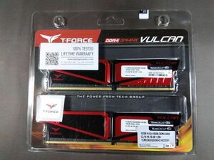 DDR4 3000 32GB(16GBx2) TEAM VULCAN 管理番号04