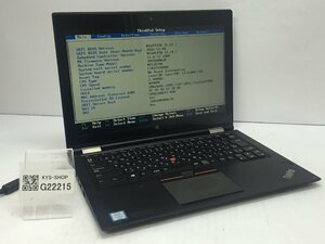 ジャンク/ LENOVO 20FEA08AJP ThinkPad Yoga 260 Intel Core i3-6100U メモリ4.1GB SSD256.06GB 【G22215】