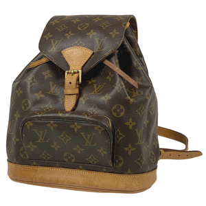 ルイ・ヴィトン Louis Vuitton モンスリ MM バックパック デイパック リュック モノグラム ブラウン M51136 レディース 【中古】