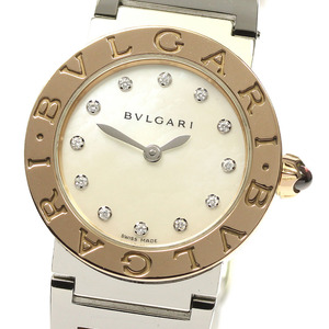 ブルガリ BVLGARI BBLP26SG ブルガリブルガリ 12Pダイヤ クォーツ レディース _812207