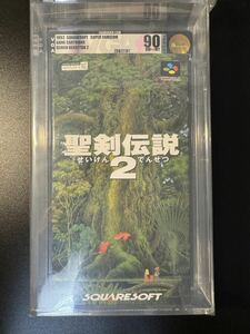 VGA90 聖剣伝説2 スーパーファミコン ソフト 新品未開封 VGA鑑定