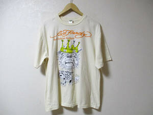 USA製☆Ed Hardy 　エドハーディー 　プリント　Tシャツ　　　　　（３E　ケ