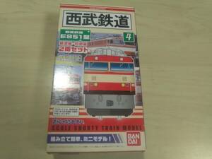 （管理番号　未組み立て９９０） 　　西武　E851型　新旧　計2両　Ｂトレインショーティ