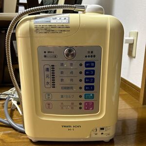 TRIM ION トリムイオン 連続式電解水生成器 H-1 浄水器 整水器 ジャンク 通電確認 部品あり