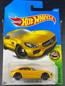 ホットウィール HOTWHEELS MERCEDES BENZ メルセデス ベンツ 15 AMG GT 黄