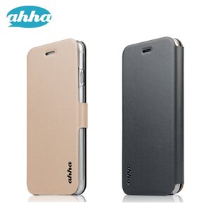 即決・送料込)【リバーシブルで色が変わる】ahha iPhone 6s Plus/6 Plus Dual Face Flip Case SYKES BASIC Gold/Grey