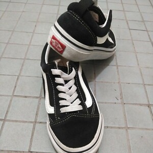 綺麗★VANS　オールドスクール　20cm 黒×白　キッズスニーカー　子ども用