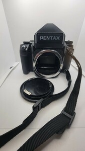 PENTAX ペンタックス 67II ボディ 中判フィルムカメラ 通電　シャッター　確認　済み