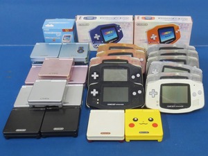 1円～★ニンテンドー GBA ゲームボーイアドバンスSP・ゲームボーイアドバンス本体 30台セット ～パーツ取りに!! ※ジャンク※ (7348)