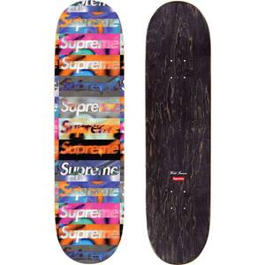 Supreme Distorted Logo Skateboard Black 8.5 x 32.25 ステッカー付 boxlogo ボックスロゴ DECK デッキ スケートボード