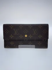 LOUIS VUITTON PTインターナショナル 長財布 PVC ブラウン 総柄 レディース M61215