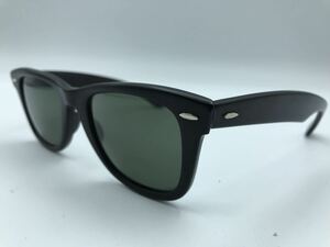 【艶消し】【芯無】【B＆L】【5022】RAY-BANボシュロムレイバン WAYFARERウェイファーラー /黒/G-15 ロゴなし飾り鋲 USA製 sw22bl20241112