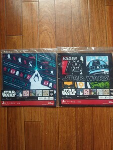 匿名送ヤマト/ Star Wars スター・ウォーズ 一番くじ アートタオル J 賞 2種 ハンドタオル ハンカチ ヨーダ ダースベイダー R2-D2 C-3PO