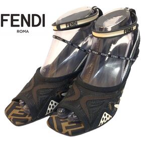 【全国送料無料】FENDI フェンディ ズ ストラップ サンダル 23.5cm