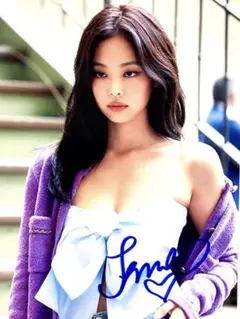 ジェニー直筆サイン入り2Lサイズ写真…Jennie…25