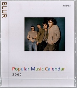 Popular Music Calendar 2000 マドンナ、マライア・キャリー、オアシス、BECK　★非売品