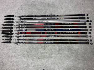 投竿 10本 all 450 4.5m 5本継ぎ section5 surf casting rod CARBON サーフ アキアジ DAIWA CROSS CARBO マリンサーフ 日新 NISSIN 等 103