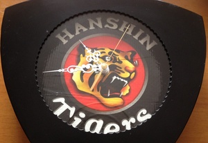 掛け時計　ロータリー型　Hanshin Tigers 39.4×29.4×5.5cm 約2.4kg