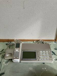 1円 希少 レア Panasonic パナソニック デジタル コードレス 普通紙 ファクス 親機 KX-PD604-DL 電話機 子機 2個付 初期化済み 現状品