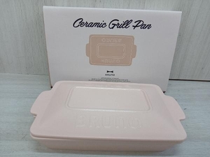 未使用品 BRUNO ブルーノ グリルパン フタ付き セラミック 耐熱 家電 ピンク