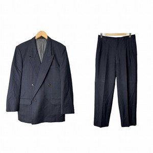 レノマ renoma paris スーツセットアップ ネイビー 肩パッド入り メンズ