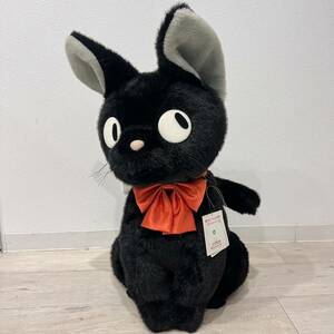 【新品保管】サンアロー ジブリ ジジ 座 LL 特大 ぬいぐるみ 猫 黒猫 スタジオジブリ タグ付き 魔女の宅急便 高さ 65cm