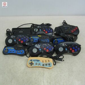 MD メガドライブ 周辺機器 ブラスター コントロールパッド 達人 セガタップ 等 まとめて10点セット MEGA DRIVE SEGA セガ【10