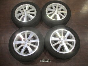 中古★マツダ純正スクラム/DG17W用14インチ タイヤ&ホイール4本セット(ナット付)★165/60R14★100/4穴/4.5J/+50★DA17Wエヴリィ等にも