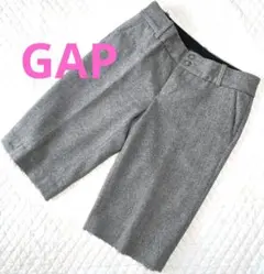 美品❣️GAP グレー ツイードハーフパンツ