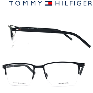 TOMMY HILFIGER メガネフレーム ブランド トミーヒルフィガー マットブラック 眼鏡 TH1917-003