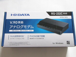 ★美品★IO DATA★外付け RS-232C接続 56kbpsモデム★DFM-56S