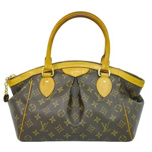 本物 ルイヴィトン LOUIS VUITTON LV ティボリ PM モノグラム ハンドバッグ ブラウン M40143