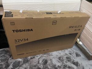 TOSHIBA 東芝 REGZA レグザ 32V34 21年製　ジャンク品液晶割れ