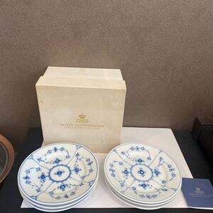 ロイヤルコペンハーゲン ブルーフルーテッド Royal Copenhagen 洋食器 プレート6枚セット