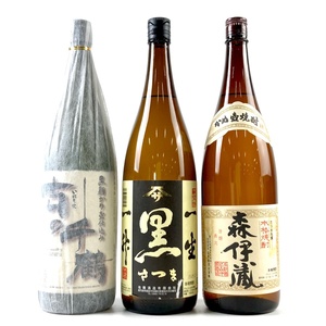 【東京都内限定発送】 3本 神酒造 佐藤酒造 森伊蔵 1800ml いも焼酎 【古酒】